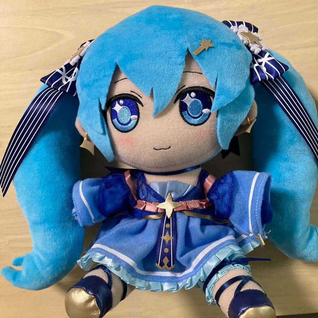 Hatsune Miku 2017 Twinkle Snow Ver. Model Vocaloid Plush Doll Gift Project SEKAI