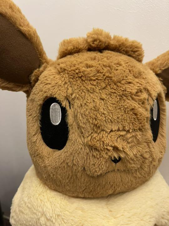 Pokemon Center Original Eevee Giant Fluffy Plush Doll FUWA-FUWA Life size toy - photo 4