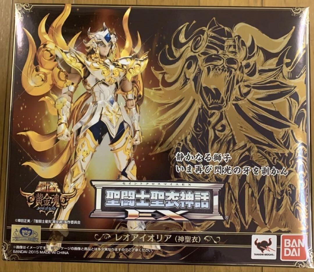 Saint Seiya Soul Of Gold Myth Cloth EX Leo Aioria Bandai Action figures 2015