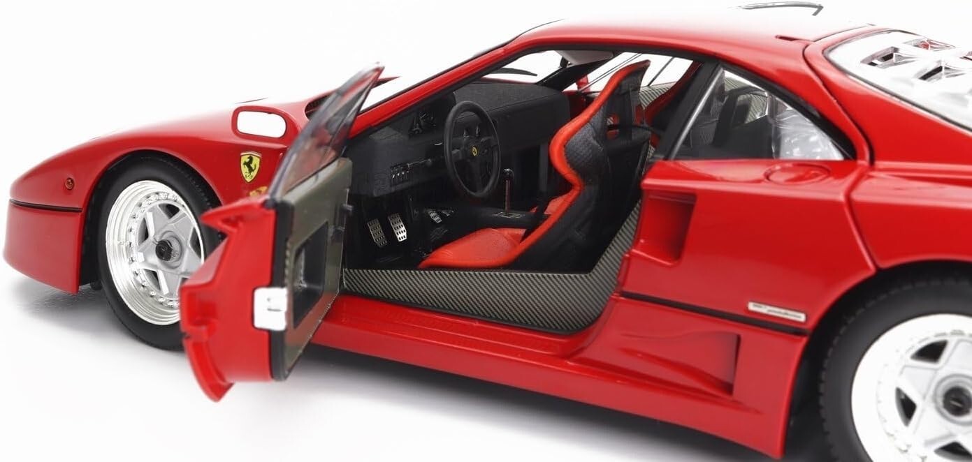 Original 1/18 Ferrari F40 KS08416R Miniature Super Car Toy Hobby 2023 Kyosho