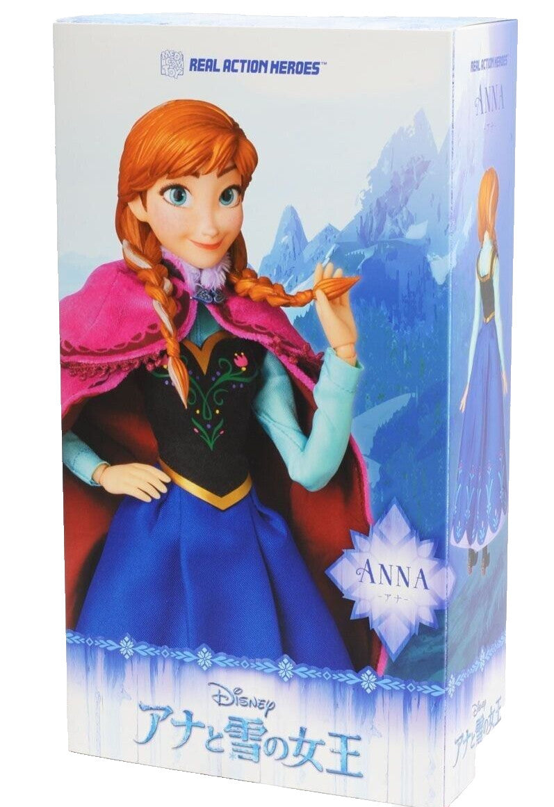Frozen Anna Real Action Heroes 1/6 Scale Figure Disney Medicom Toy 2016 Japan