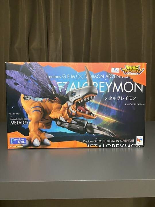 Digimon Adventure Metal Greymon Figure Precious G.E.M. Series Hobby MegaHouse