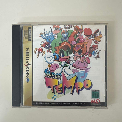 Super Tempo Sega Saturn software platform Video Game Hobby 1998 Media Quest