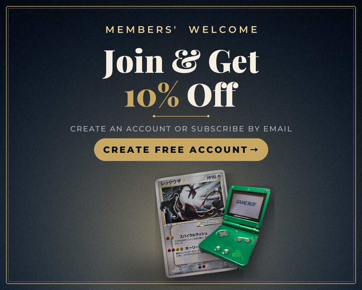 Members' welcome: join and get 10% off — create a free account or subscribe to our newsletter to unlock your 10% coupon. Authentic Japanese collectibles, curated in Japan.