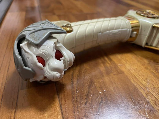 Power Rangers Legacy White Ranger Saba Byakko Shinken Super Hero Bandai BA97165 - back view