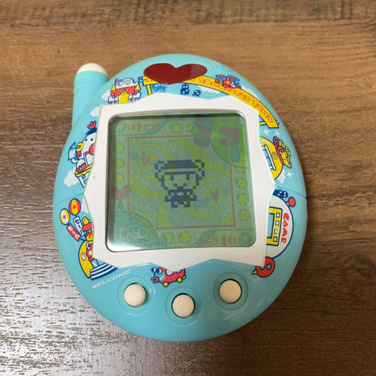 Tamagotchi O-uchi no Deka Version Blue Color Bandai Limited Home Big House