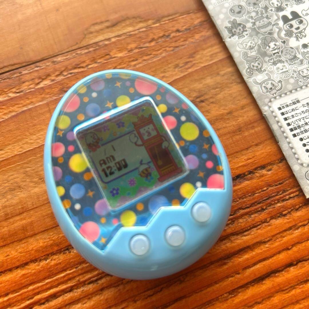 Tamagotchi × M!X Melody Mix Version Blue Color Bandai Limited 20th Anniversary - detail