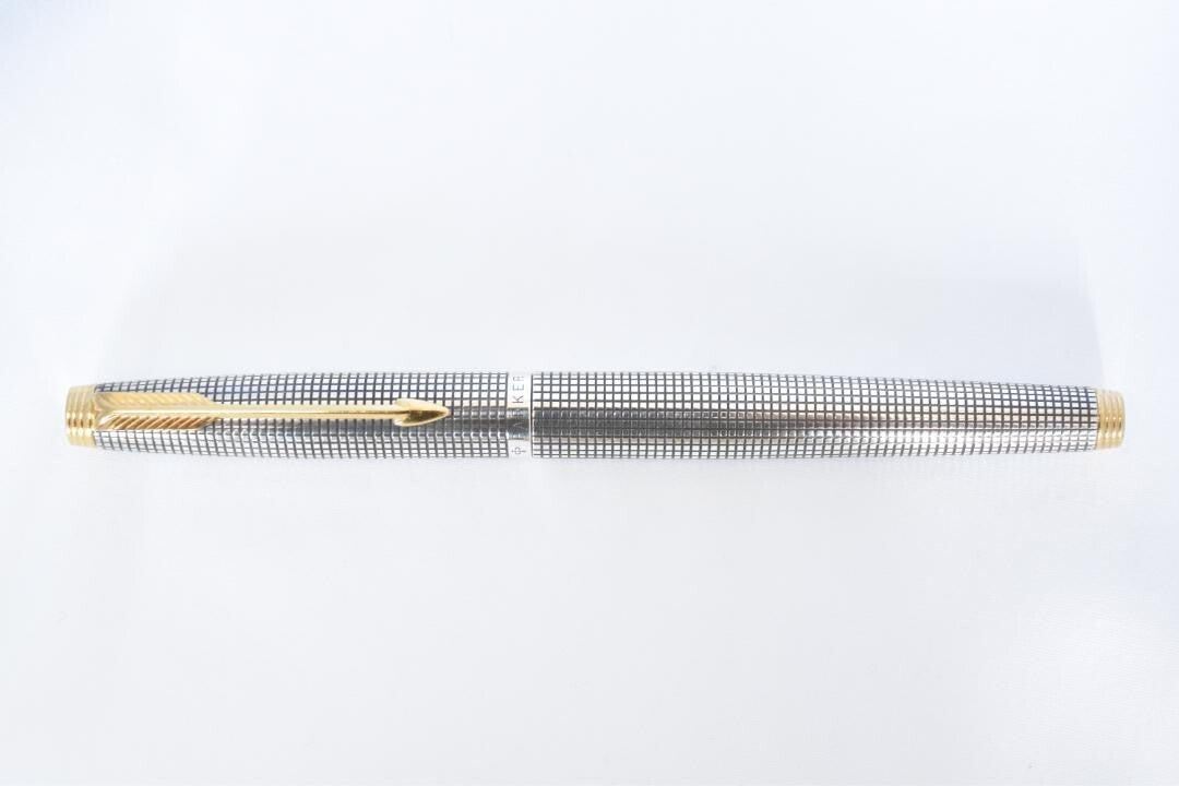Parker 75 Sterling Silver Color Fountain Pen 14K Nib XF 585 Limited Edition - accessories