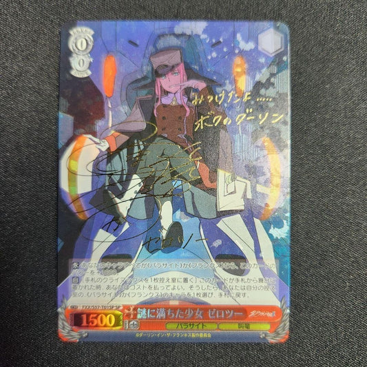 Weiss Schwarz Darling In The Franxx Zero Two Mysterious Girl FXX/S57-T015SP Sign