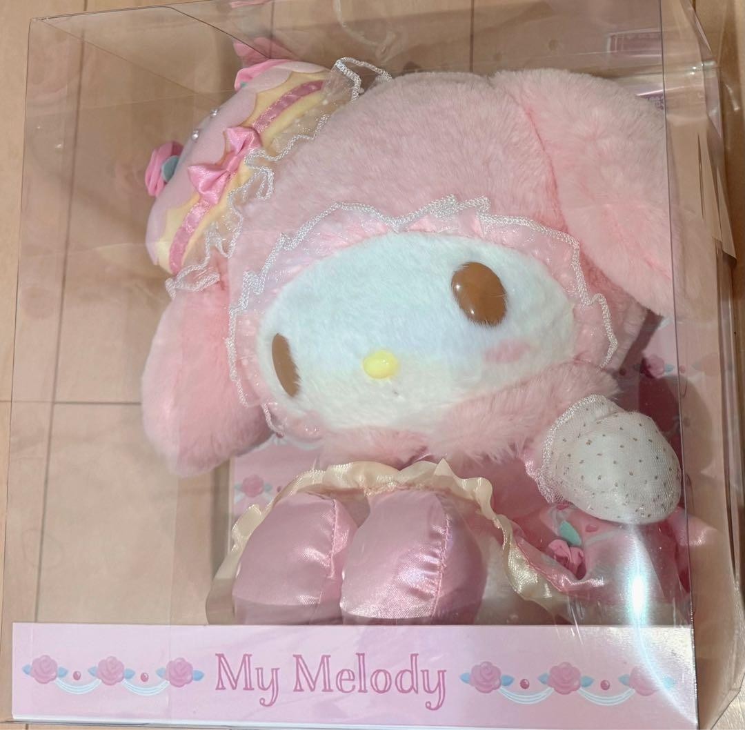 Sanrio my Melody Happy Birthday Rose SWEET LOOKBOOK Model Version Plush Doll