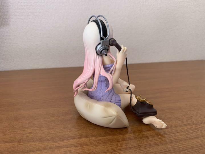 Super Sonico Life Adhesion Coverage Special Figure Chatting Time Prize Furyu - detail