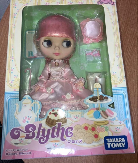 Neo Blythe Dainty Biscuit Doll Figure Character Goods Pink hair 2007 TAKARA TOMY