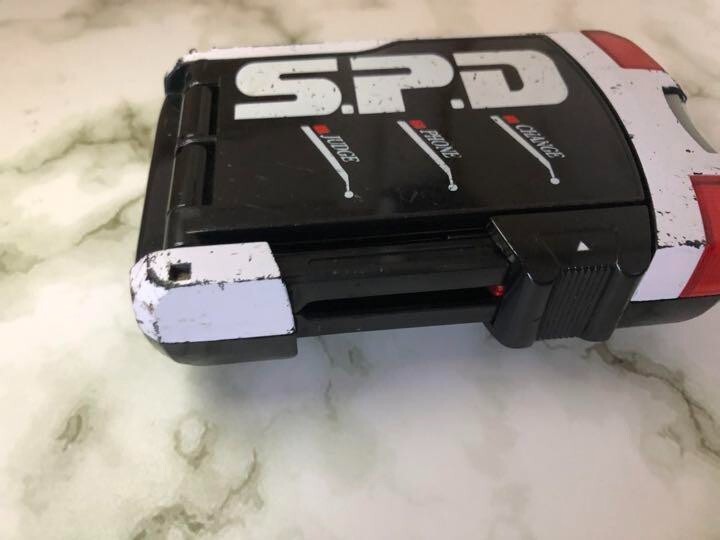 Power Rangers Tokusou Sentai Dekaranger SPD Morpher DX License japan - back view