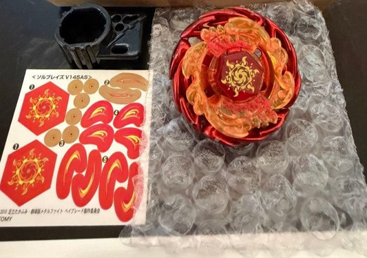 Metal Fight Beyblade Sol Blaze V145AS Lawson limited Edition Model Takara Tomy