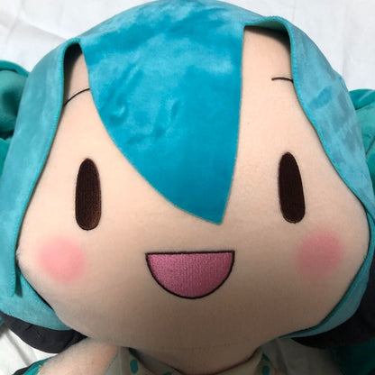 Hatsune Miku big jumbo fluffy Fuwa Fuwa Plush Doll Stuffed 2016 SEGA Vocaloid - accessories