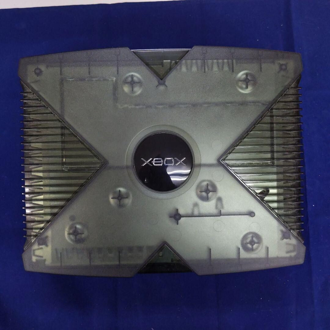 XBOX The original Game Console body Special Edition Skeleton 2002 MICROSOFT - back view