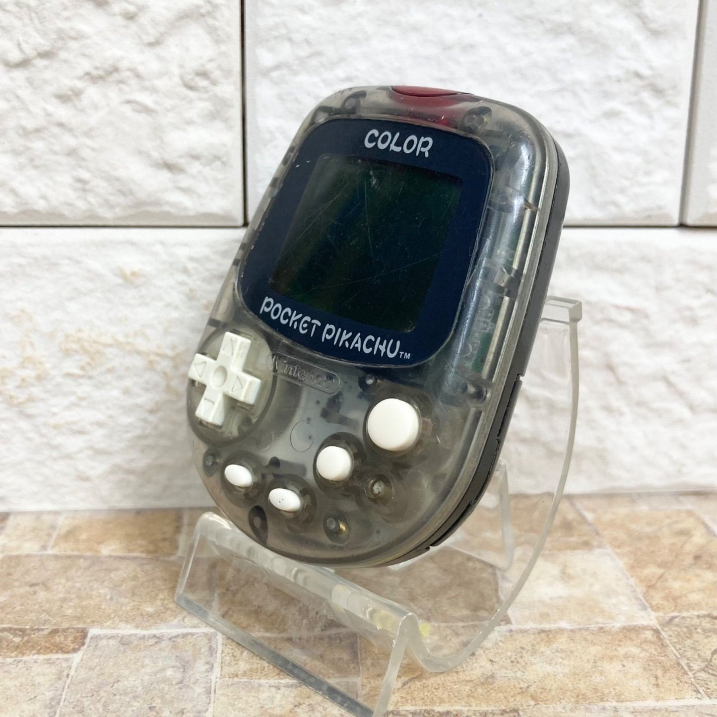 Pokemon Pocket Pikachu Color Edition 1998 Pedometer Tamagotchi Japanese Nintendo - back view