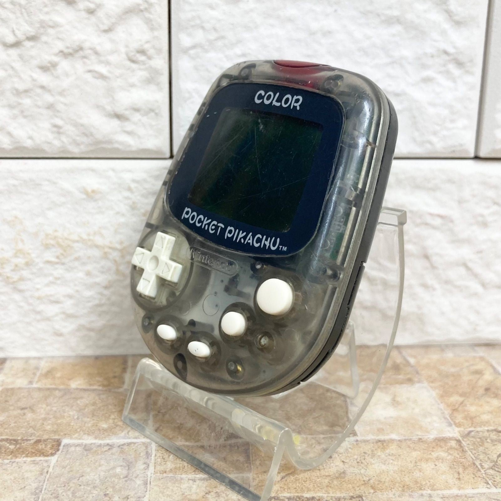 Pokemon Pocket Pikachu Color Edition 1998 Pedometer Tamagotchi Japanese Nintendo - back view