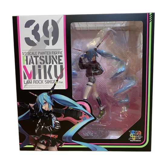 Piapro Characters - Hatsune Miku - 1/7 - LAM Rock Singer Ver. (Stronger, Tokyo Otaku Mode) — white background studio-style photo