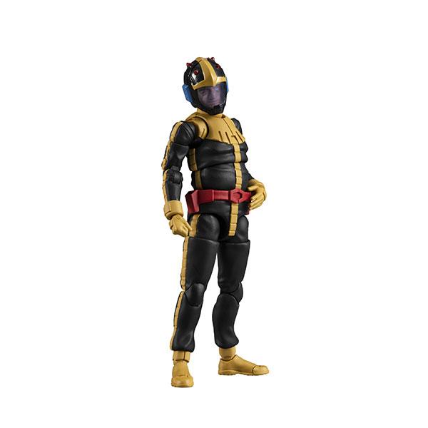 A Black Tri-Stars Zeon pilot figure standing on a white background.