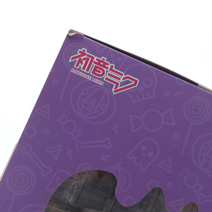 Purple Hatsune Miku retail box with Halloween-themed pattern.