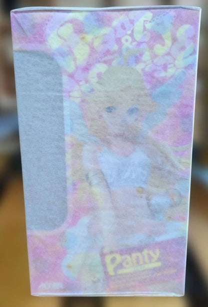 A boxed figure with pastel character art and the name Panty on the front.
