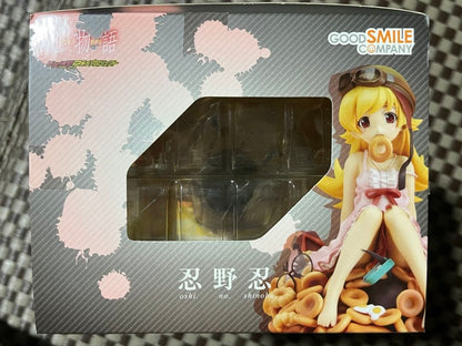 A Good Smile Company figure box with Shinobu illustrated on the front and a window showing the figure inside.