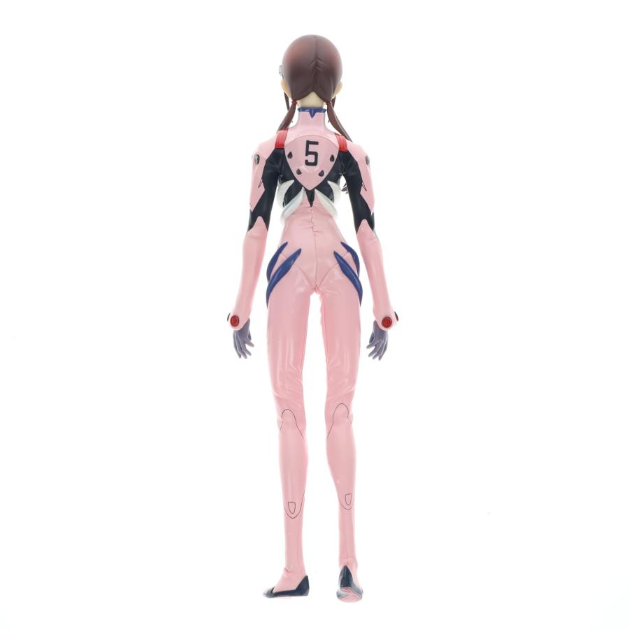 A pink-and-black anime figure shown from the back on a white background.