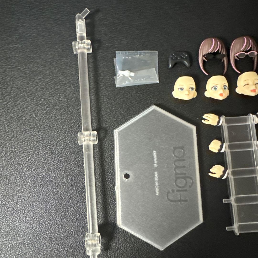 Figma Kizuna Ai Figure Max Factory - Display stand and accessories. Reference photograph of the same model; not the exact unit shipped.
