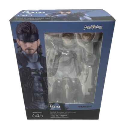 figma METAL GEAR SOLID2 SONS OF LIBERTY Solid Snake MGS2 ver. Updated Edition — white background studio-style photo