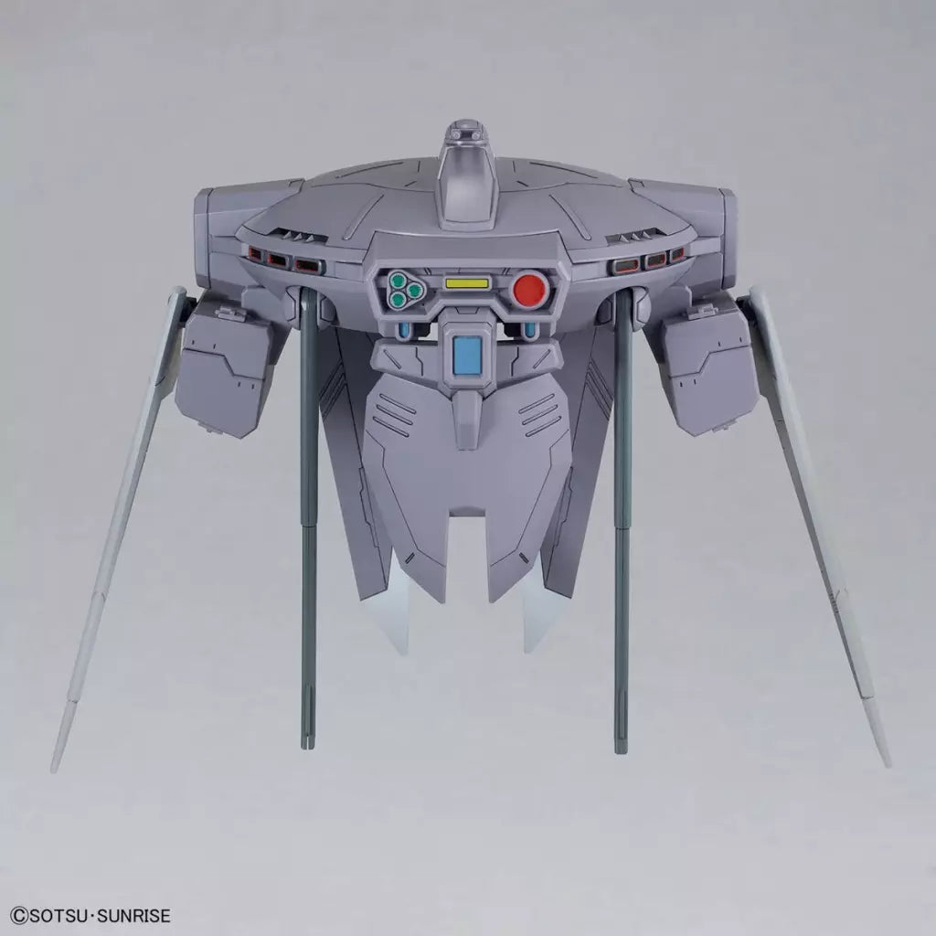 Front view of a gray Cavalier Aifrid support unit with long appendages and colored sensor details.