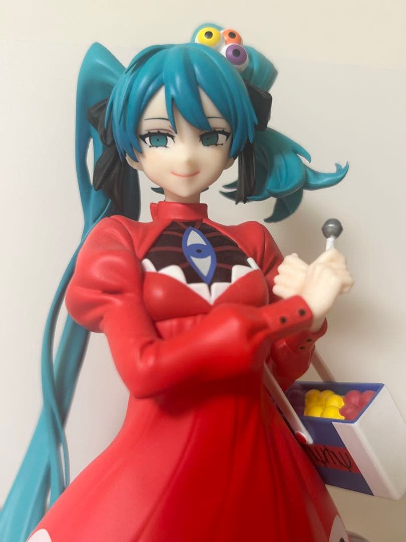 Pop Up Parade Character Vocal Series 01 Hatsune Miku Psi Ver. L size Figure - Head and upper body detail. Reference photograph of the same model; not the exact unit shipped.