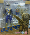 Power Rangers Samurai Sentai Shinkenger Shinken Gold S.H.Figuarts Figure Bandai