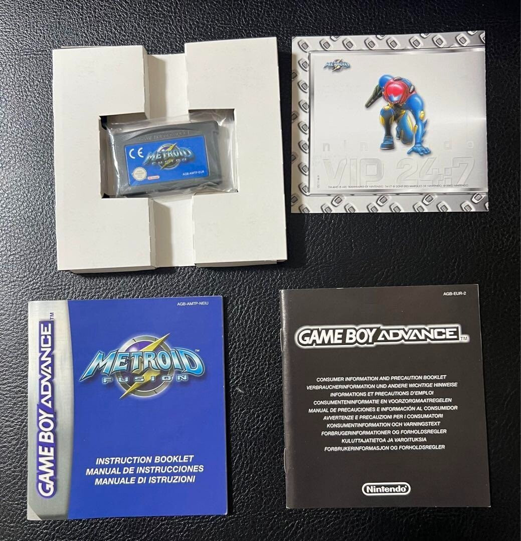 Metroid Fusion Game Boy Advance Cartridge Hobby Nintendo 2002 komplett in OVP - photo 8