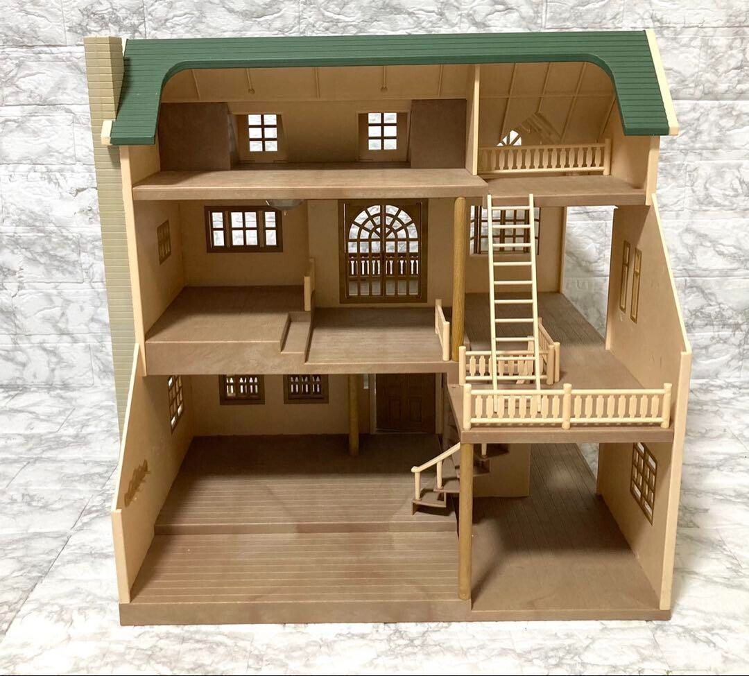 Sylvanian Families A nice house on a green hill Furniture Four rabbits Toy Hobby - photo 5
