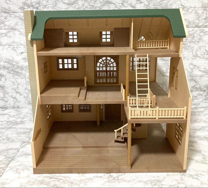 Sylvanian Families A nice house on a green hill Furniture Four rabbits Toy Hobby - photo 5