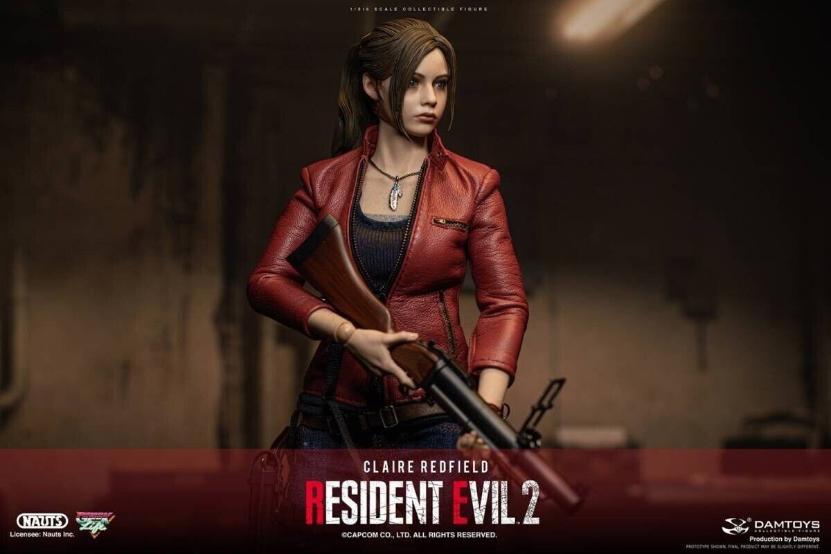 Resident Evil RE:2 Claire Redfield Note DAMTOYS 1/6 Action Figure da collezione - photo 10