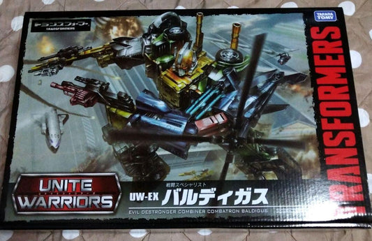 Transformers Unite Warriors UW-EX Baldigus combat specialist Figure Takara Tomy