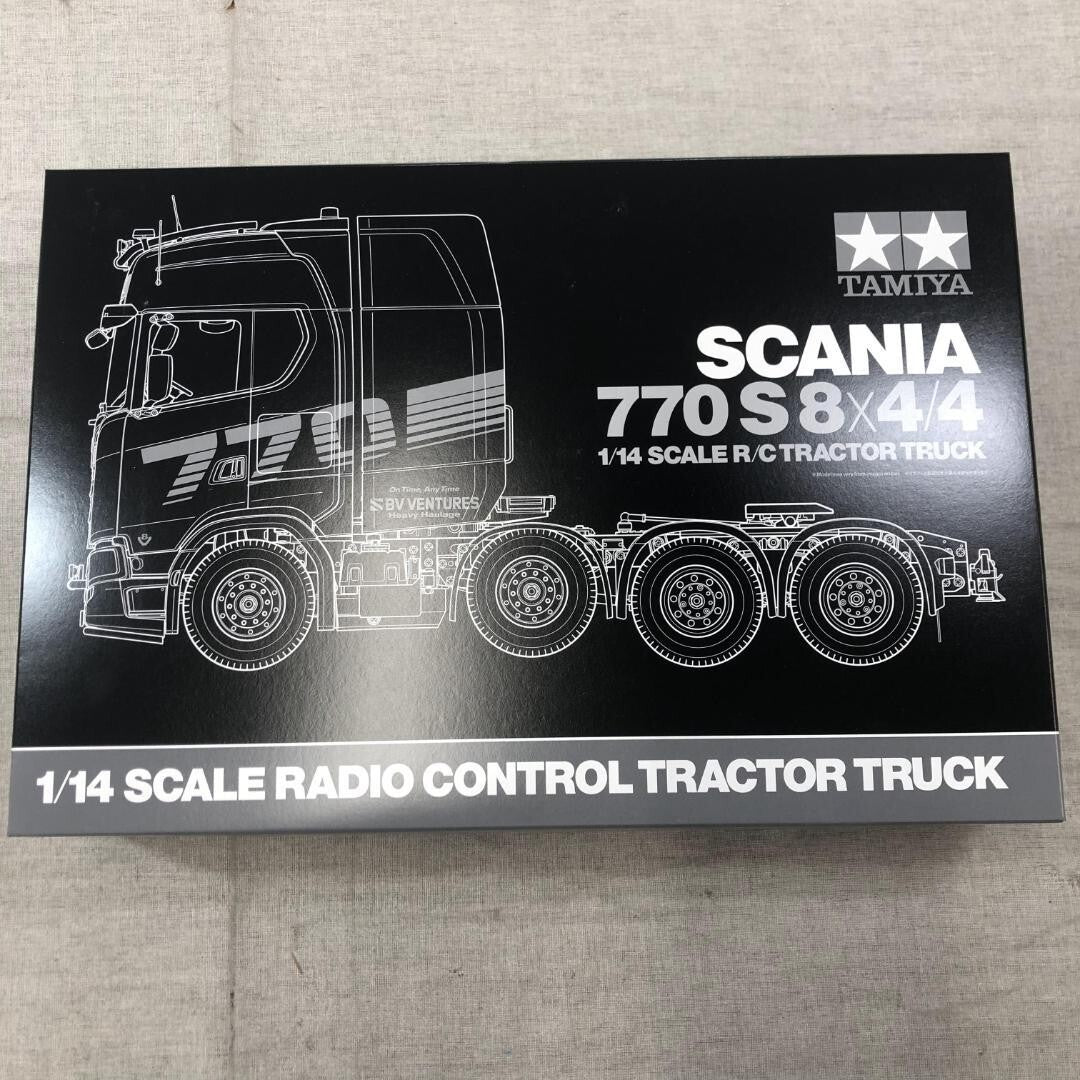 1/14 SCALE RADIO CONTROL TRACTOR TRUCK SCANIA 770 S 8x4/4 Model Kit 2023 TAMIYA