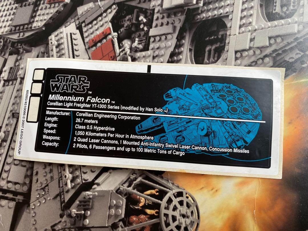 LEGO Star Wars Ultimate Collector's Millennium Falcon Toy UCS Spaceship 10179