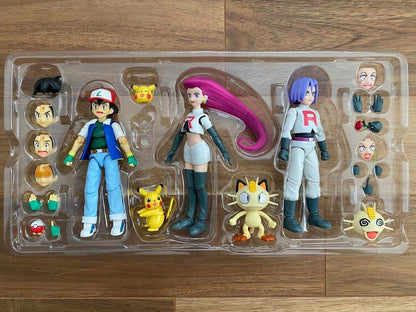 S.H.Figuarts Satoshi &amp; Team Rocket soul web store Limited Pokemon Figure BANDAI