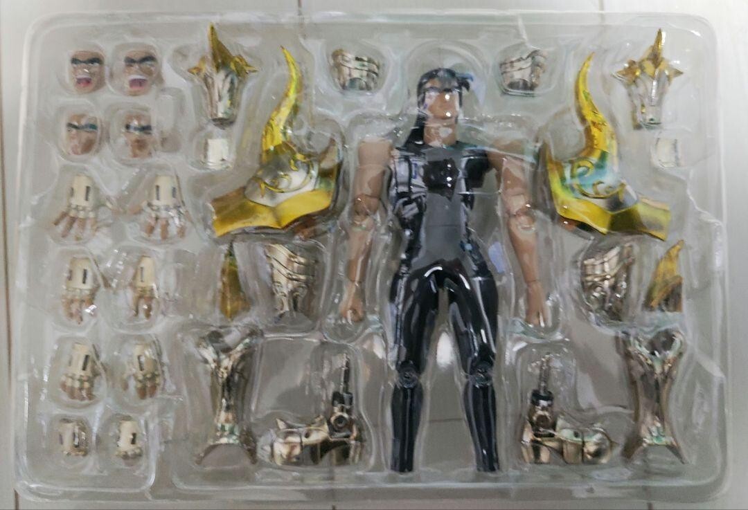 Saint Seiya Cloth Myth EX Soul of Gold God Taurus Aldebaran Figure bonus Set - photo 4