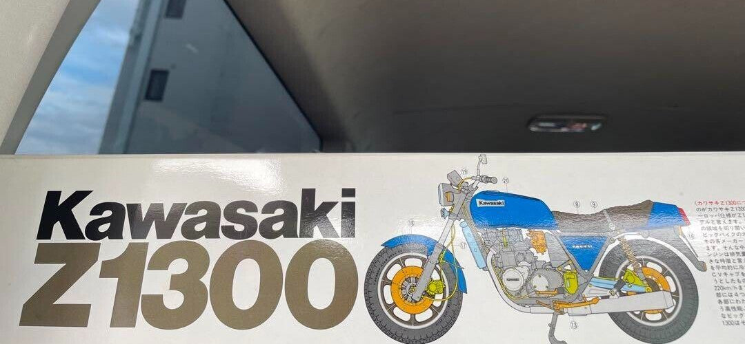 KAWASAKI Z1300 SUER DETAILED D.O.H.C. SIX ENGINE Plastic Model Kit Bike TAMIYA - photo 7