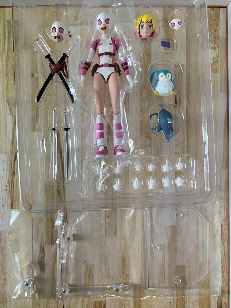 No.071 MAFEX GWENPOOL No.083 MAFEX EVIL GWENPOOL 2-set Figure Marvel Medicom Toy - photo 5