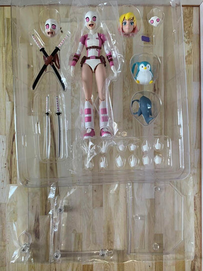 No.071 MAFEX GWENPOOL No.083 MAFEX EVIL GWENPOOL 2-set Figure Marvel Medicom Toy - photo 5