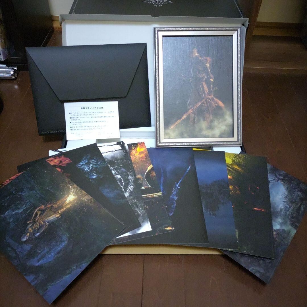DARK SOULS TRILOGY BOX PS4 Bust up Figure Original Post Card complete Full Set