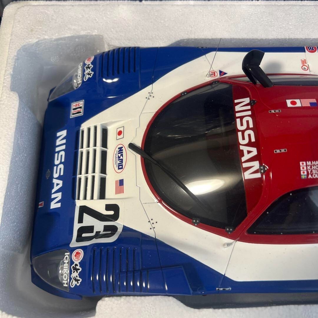1/12 Scale Nissan R91CP 23 Blue White Red KSR08666A Resin Car Original Kyosho