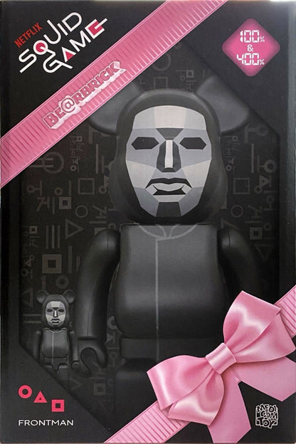 BE@RBRICK Squid Game FRONTMAN GUARD 4 Types Set 100% &amp; 400% Medicom Toy NETFLIX