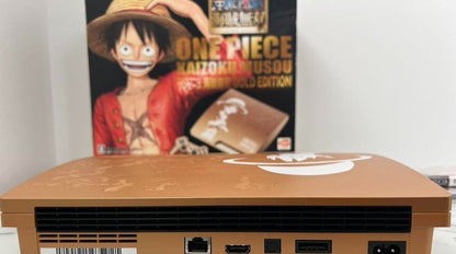 Console One Piece Kaizoku Musou Gold Edition PS3 modèle limité objet de colle...