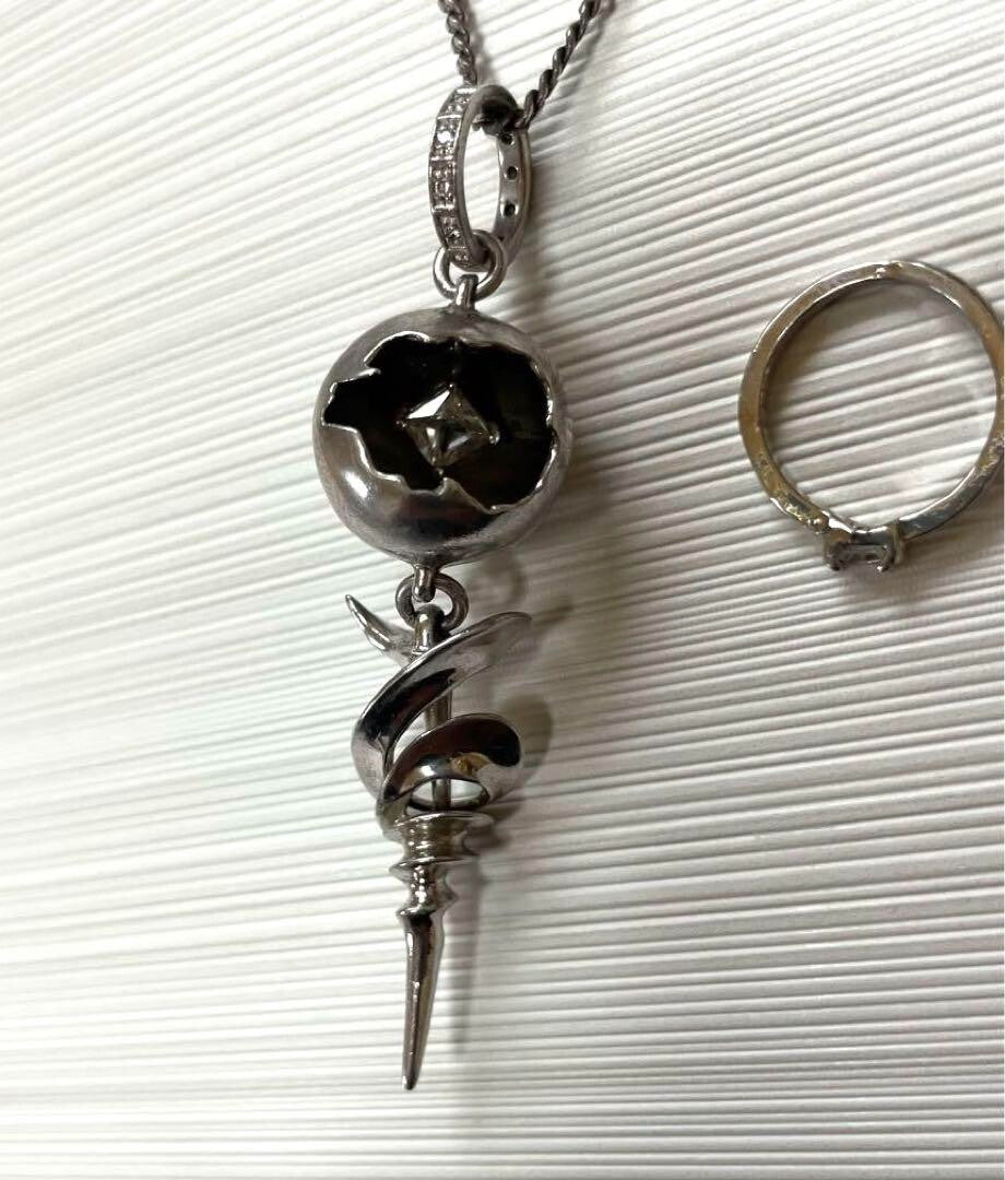 Final Fantasy XIII Engage Pendant Serah Farron Silver  Necklace 2019 Square Enix
